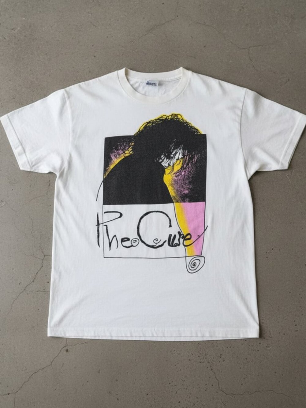 Vintage Inspired The Cure Graphic T-Shirt – Retro Goth Band Style Tee